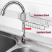 iPstyle Kitchen Sink Caddy Organizer Over Faucet Sponge Holder